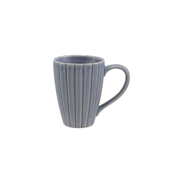 14 oz. Stoneware Ribbed Mug