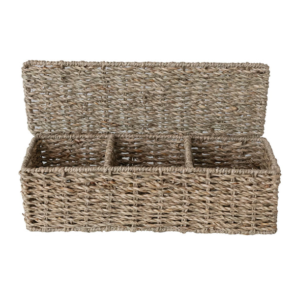 Hand-Woven Seagrass Basket