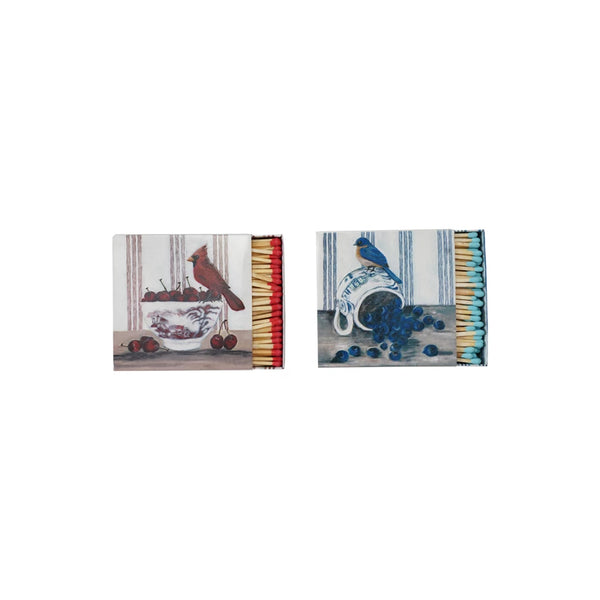 Safety Matches in Matchbox with Bird