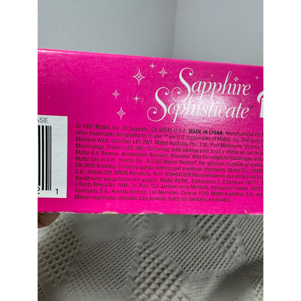 Sapphire Sophisticate Barbie Special Edition Doll 1997 Vintage Mattel 16692 NIB