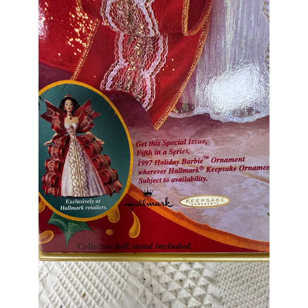 1997 Barbie Holiday Special Edition Doll In Red and Gold Dress 17832 NIB
