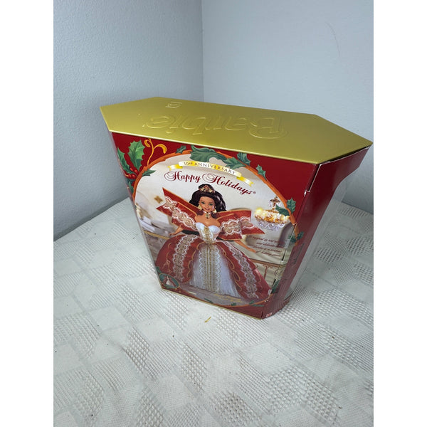 1997 Barbie Holiday Special Edition Doll In Red and Gold Dress 17832 NIB