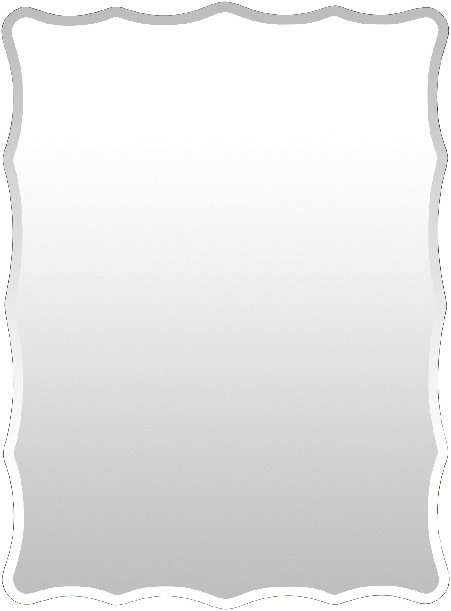 Daveluyville scalloped Mirror