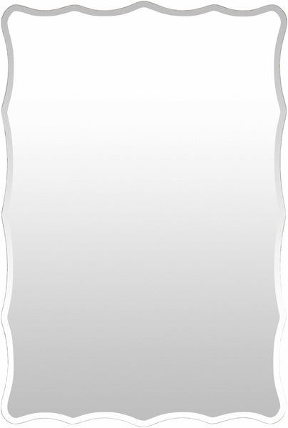 Daveluyville scalloped Mirror contemporary