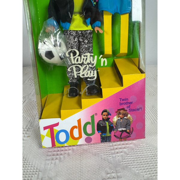 Party N Play Todd Doll Twin Brother Of Stacie 1992 Vintage Mattel 7903 NIB