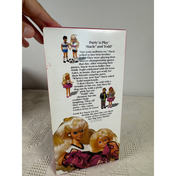 Party N Play Todd Doll Twin Brother Of Stacie 1992 Vintage Mattel 7903 NIB