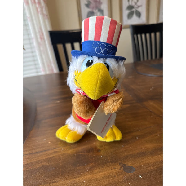 1984 LA Olympics Sam Eagle Plush Mascot