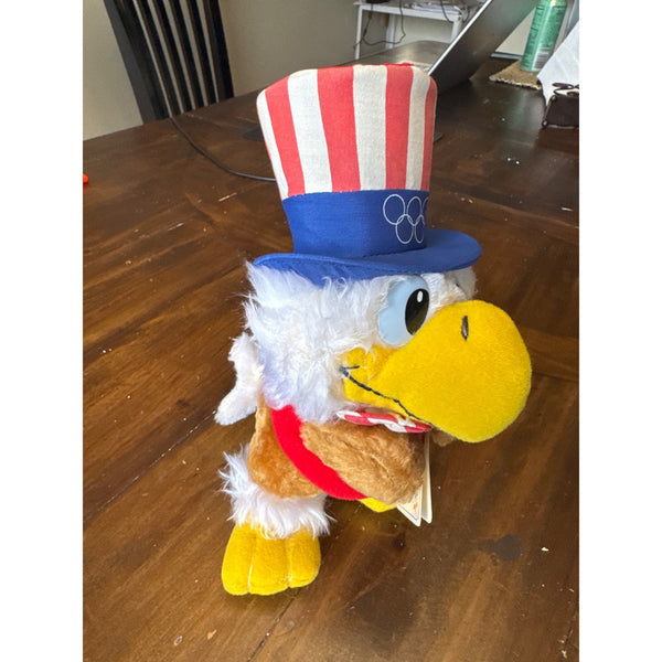1984 LA Olympics Sam Eagle Plush Mascot