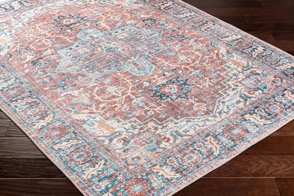 Evony Washable Area Rug traditional pattern