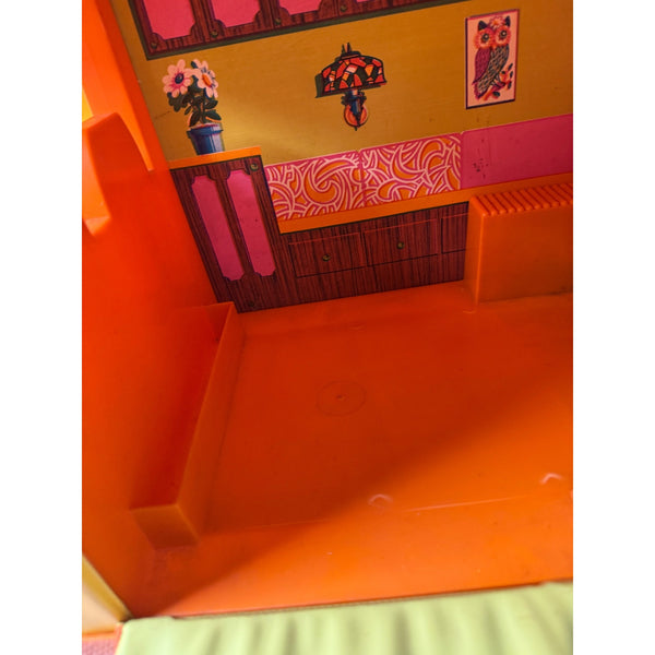 Vintage 1970 Mattel Barbie Country Camper with Accessories Retro RV Playset