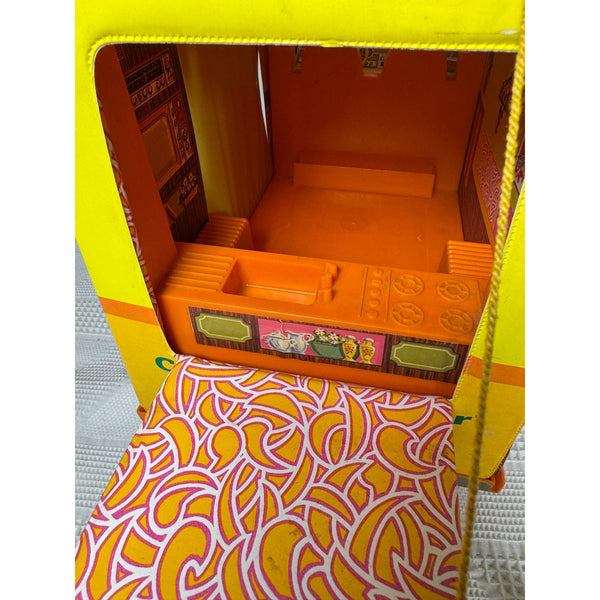 Vintage 1970 Mattel Barbie Country Camper with Accessories Retro RV Playset