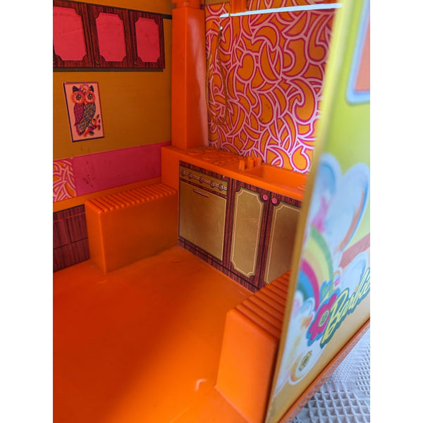Vintage 1970 Mattel Barbie Country Camper with Accessories Retro RV Playset