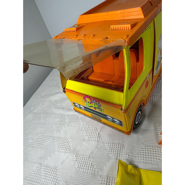 Vintage 1970 Mattel Barbie Country Camper with Accessories Retro RV Playset