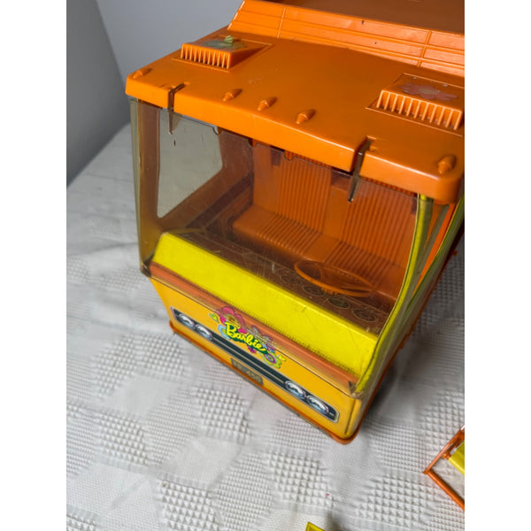 Vintage 1970 Mattel Barbie Country Camper with Accessories Retro RV Playset