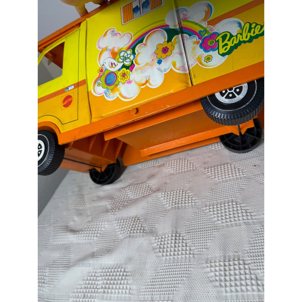 Vintage 1970 Mattel Barbie Country Camper with Accessories Retro RV Playset