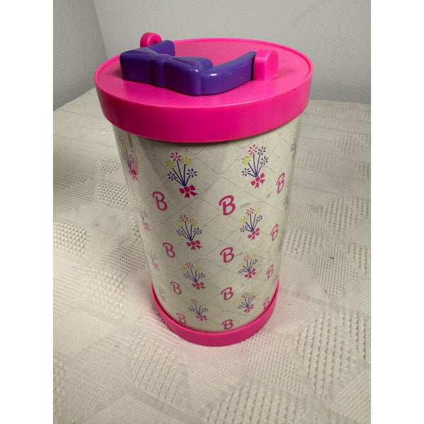 Barbie Accessory Case Pair Vintage 1993 Storage Cylinder Shelves Drawers Mattel