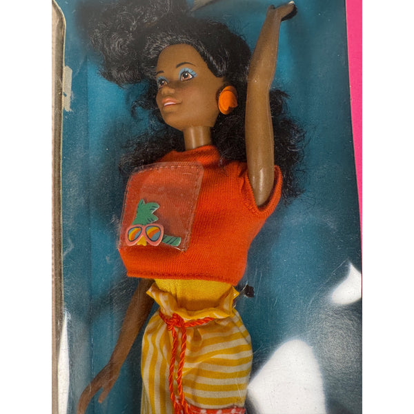 California Christie Barbie Doll Mattel Vintage 1987 Retro Tropical 4443 NIB