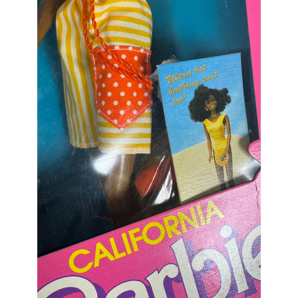 California Christie Barbie Doll Mattel Vintage 1987 Retro Tropical 4443 NIB
