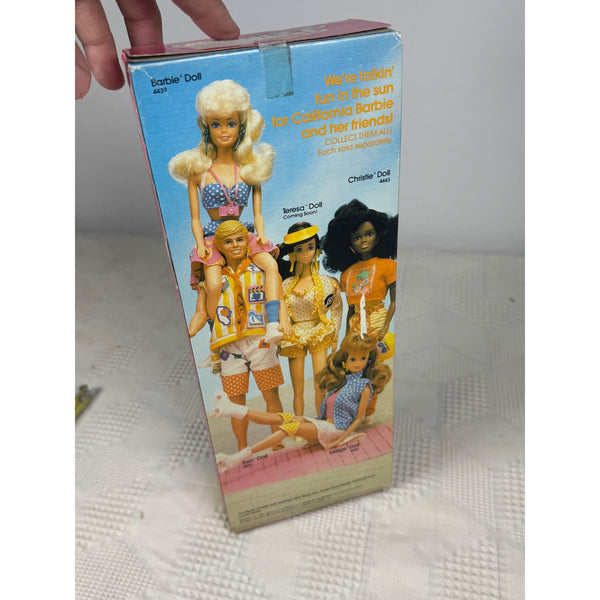 California Christie Barbie Doll Mattel Vintage 1987 Retro Tropical 4443 NIB