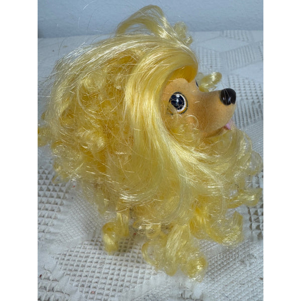 Vintage Hasbro Sweetie Pup Yellow Cocker Spaniel 1989 Collectible Retro Toy