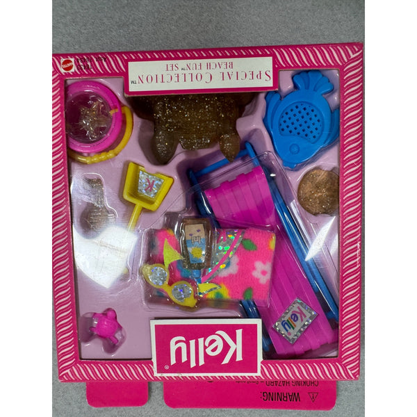 Kelly Special Collection Beach Fun Set Chair Accessories Vintage 1998 Mattel NWB