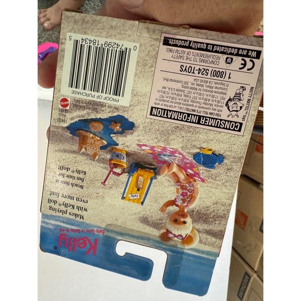 Kelly Special Collection Beach Fun Set Chair Accessories Vintage 1998 Mattel NWB