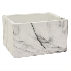 Marble-Like Planter, Pick Your Style rectangle