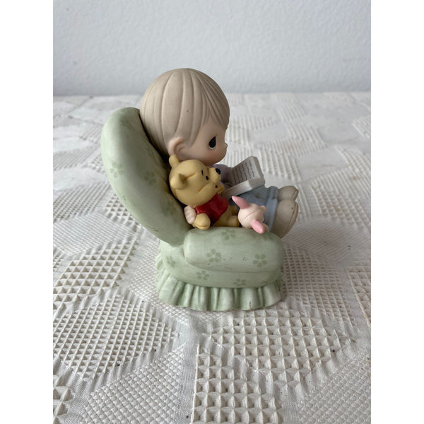 Disney Precious Moments Everythings Better w Friends Figurine Pooh and Piglet
