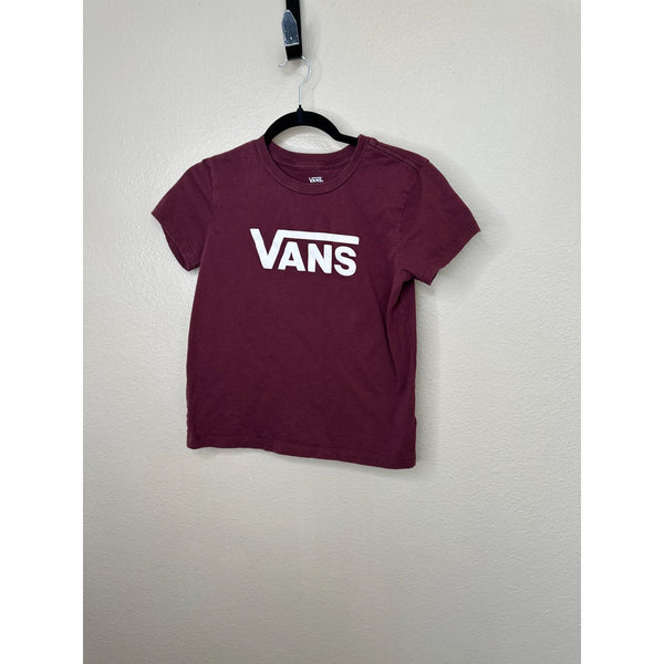 Vans womens maroon t-shirt