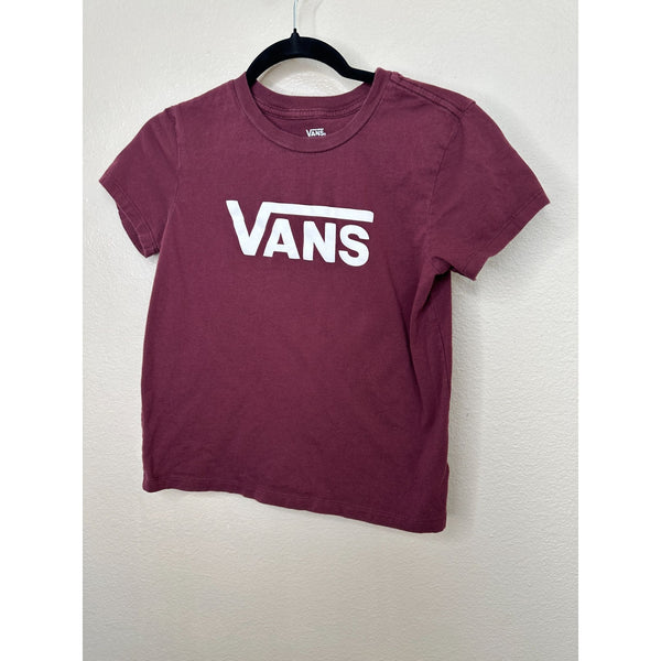 Vans womens maroon t-shirt