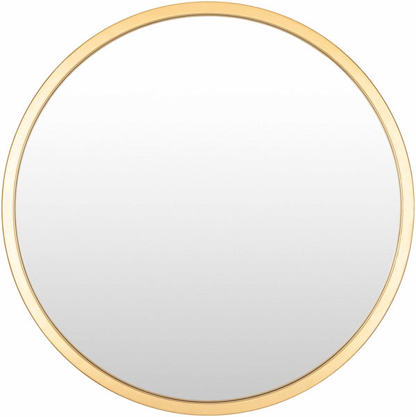 Guinda Round Gold Framed Wall Mirror several sizes available