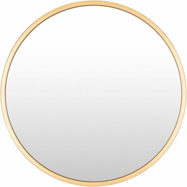 Guinda Round Gold Framed Wall Mirror