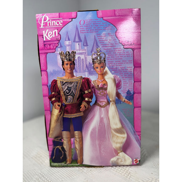 Prince Ken Doll 1997 Mattel Rapunzel Royal Outfit Crown & Accessories 18080 NIB