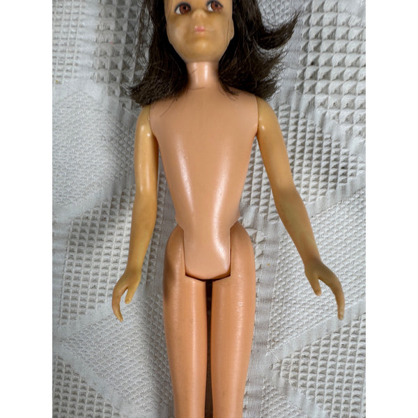 Vintage 1960s Scooter Doll Friend Of Skipper Mattel Barbie Brown Hair Freckles