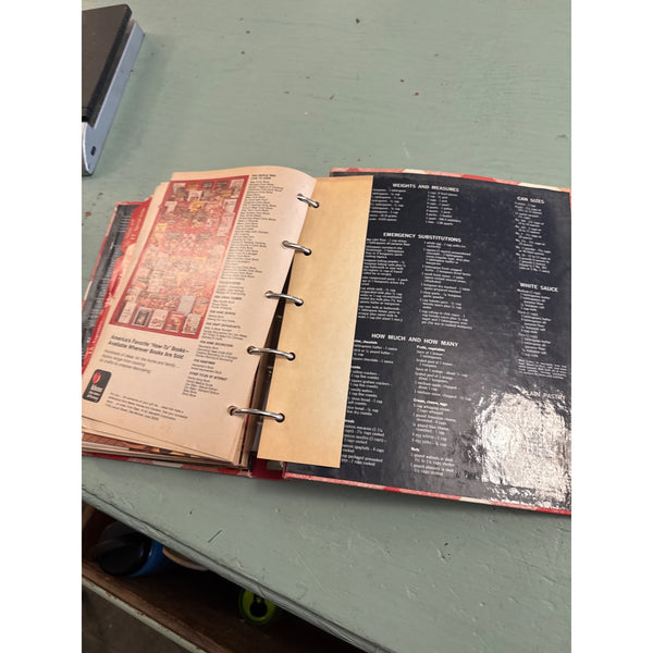 Vintage Better Homes And Gardens New Cook Book Binder Edition