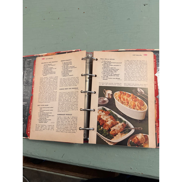 Vintage Better Homes And Gardens New Cook Book Binder Edition