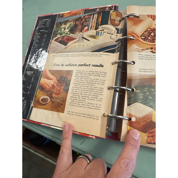 Vintage Better Homes And Gardens New Cook Book Binder Edition