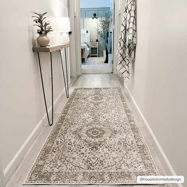 Cara Washable Area Rug long hallway