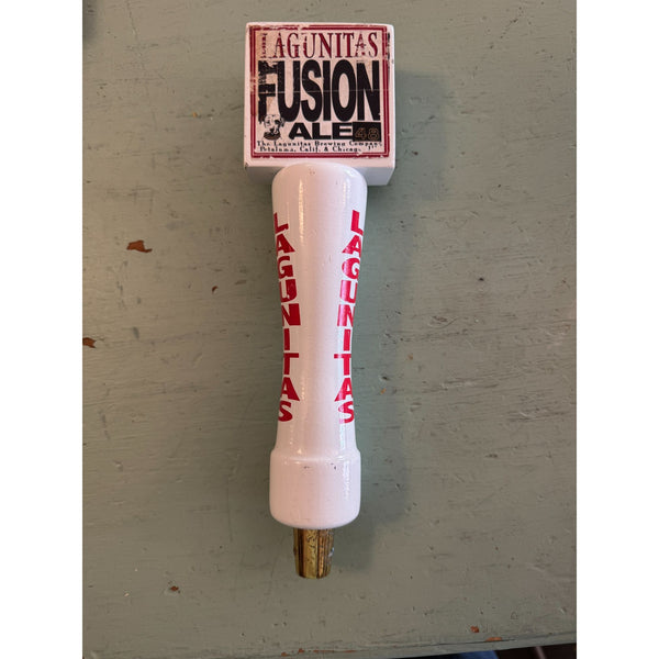 Lagunitas Brewing Maximus Fusion IPA Beer Tap Handle White Red Bar Display