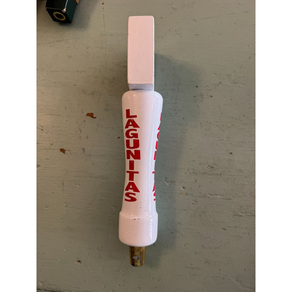 Lagunitas Brewing Maximus Fusion IPA Beer Tap Handle White Red Bar Display