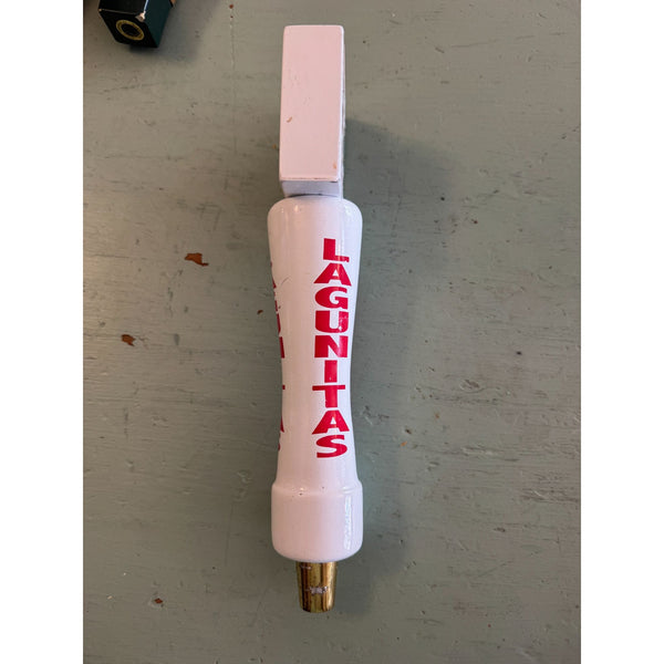 Lagunitas Brewing Maximus Fusion IPA Beer Tap Handle White Red Bar Display