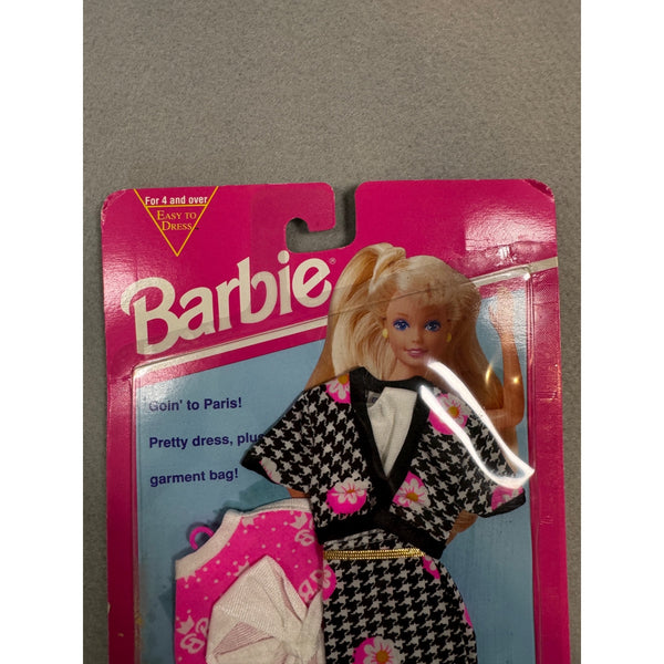 Barbie Dream Vacation Fashions Paris Outfit Dress Garment Bag Mattel 1993