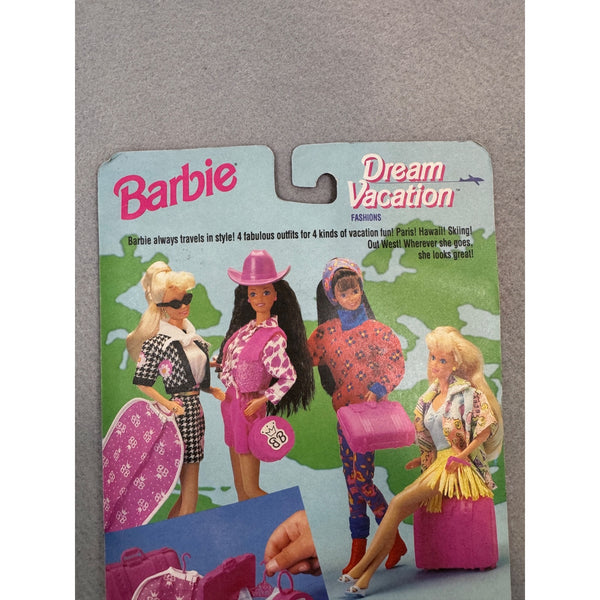 Barbie Dream Vacation Fashions Paris Outfit Dress Garment Bag Mattel 1993