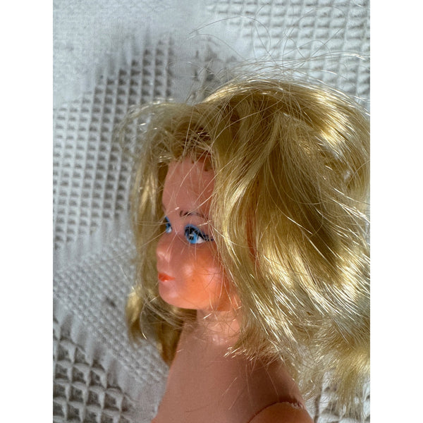 Vintage 1975 Growing Up Skipper Doll Little Sister Of Barbie Grows With Arm Turn