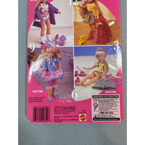 Mattel Stacie Feeling Fun Fashions Doll Outfit Accessory Set Vintage 1993 NWB