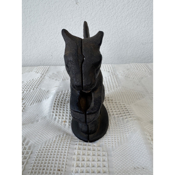 Antique Cast Iron Squirrel Nutcracker with Movable Tail Rustic Black Finish