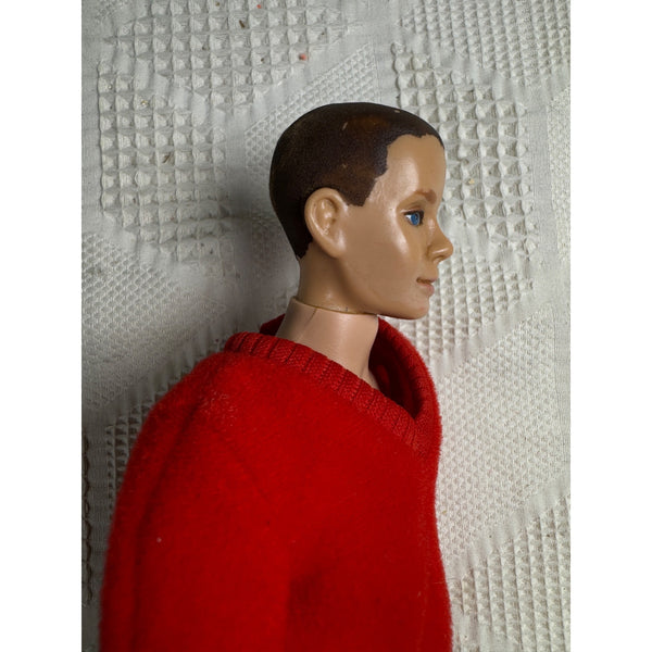Original Ken MCMLX Barbies Boyfriend Vintage Doll Mattel 1960 Red Sweater Japan
