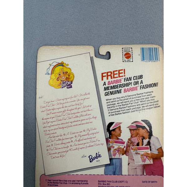 Barbie Fashion Classics Fun at Mcdonalds Doll Outfit Dress Hat Shoes Mattel 1982