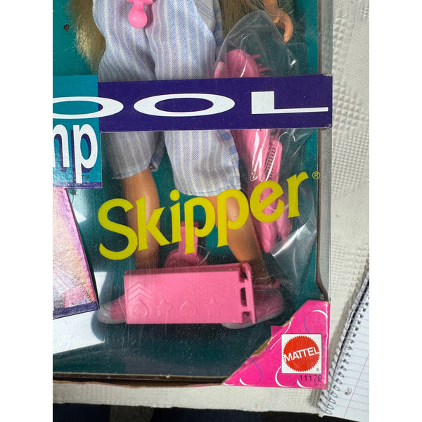 Cool Crimp Skipper Doll 1993 Vintage Mattel With Accessories 11179 NIB