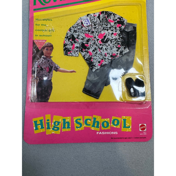 Kevin High School Fashions Barbie Doll Fashion Pack Mattel Vintage 1992